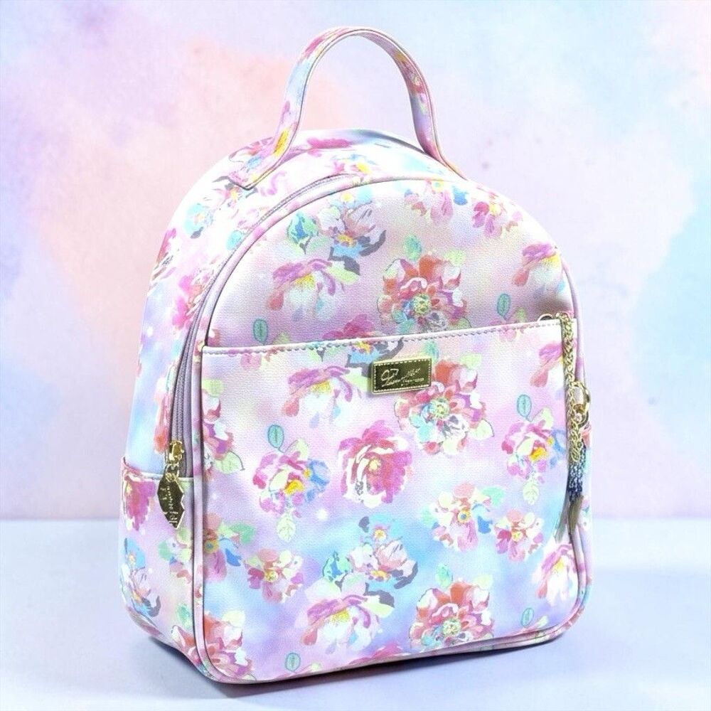 Betsey Johnson‎ Luv Betsey Mini Backpack Purse Charli Pink Floral NEW W OUT TAGS